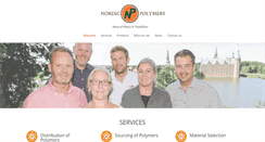 Desktop Screenshot of nordicpolymers.dk